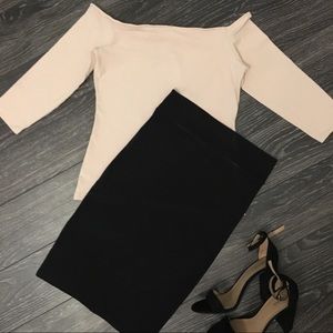 Forever21 Black Pencil Skirt